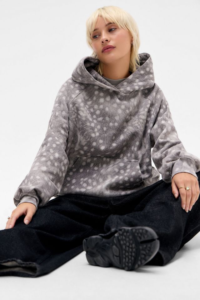 BDG Deer Print Raglan Sleeve Hoodie #4