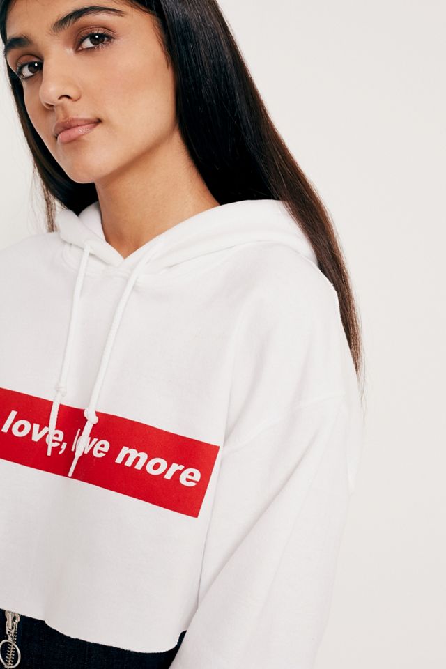 Urban Outfitters More Love, Love More Cropped Hoodie #1