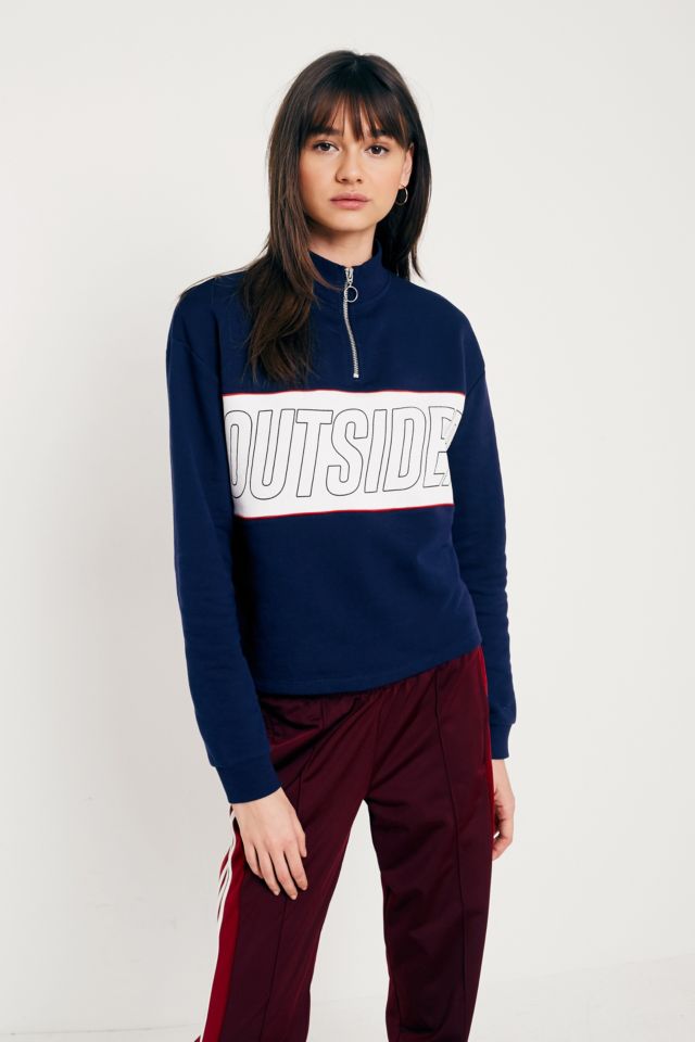 Urban outfitters half zip sweater sales