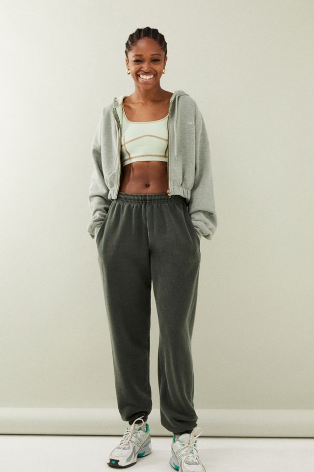 iets frans... Cropped Zip-Through Hoodie #2