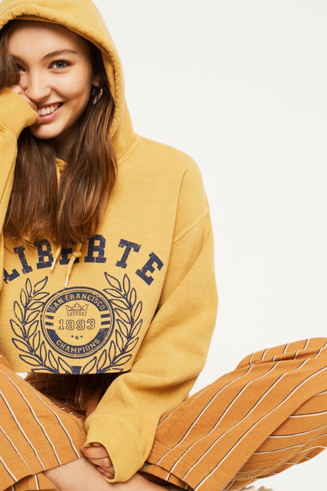 Urban outfitters yellow online hoodie