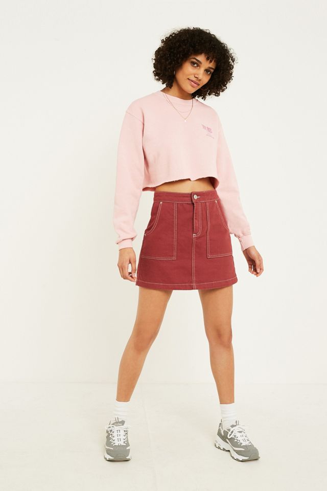 UO Kyoto Overdyed Crop Sweatshirt #2