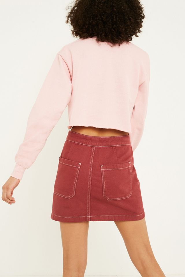 UO Kyoto Overdyed Crop Sweatshirt #3