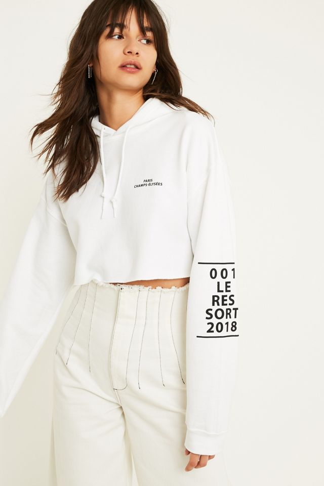 Urban Outfitters – Gekürzter Hoodie „Paris“  #1