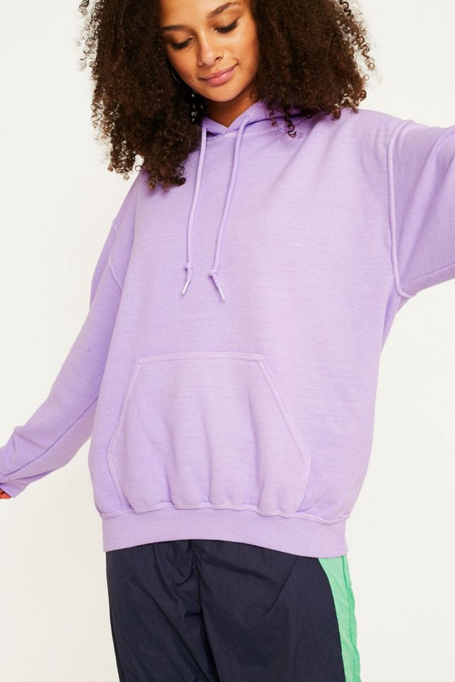 UO Lavender Oversized Hoodie #4