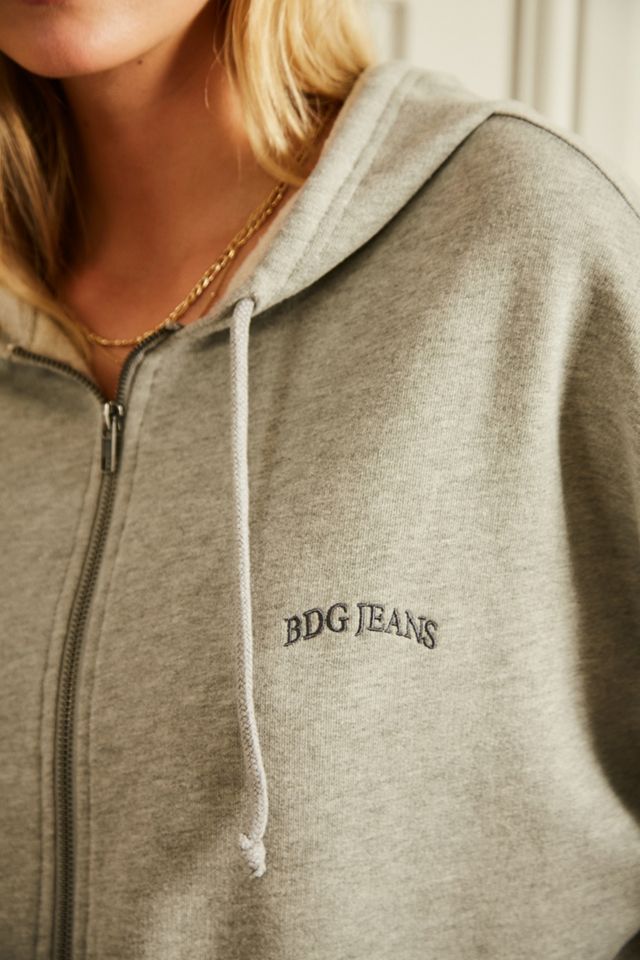 BDG Oversized Zip Through Hoodie #1