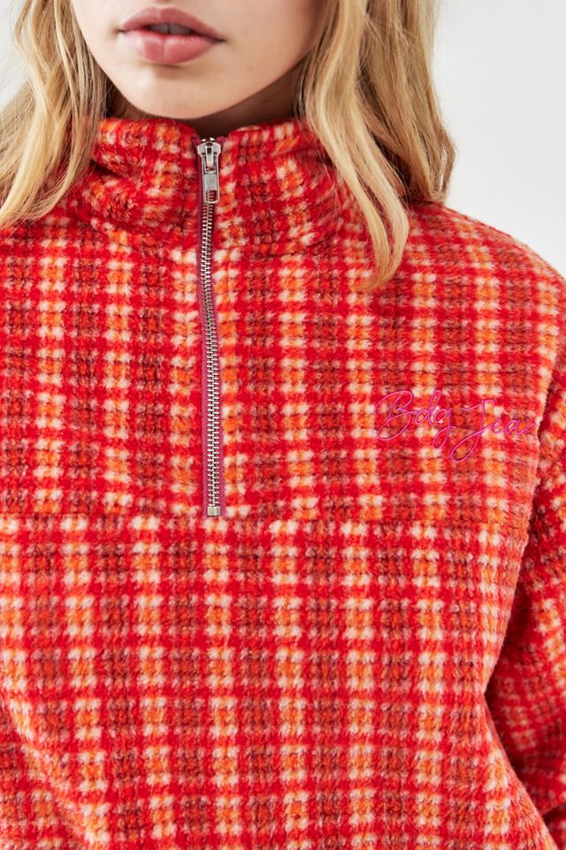 BDG Check Half-Zip Fleece #2