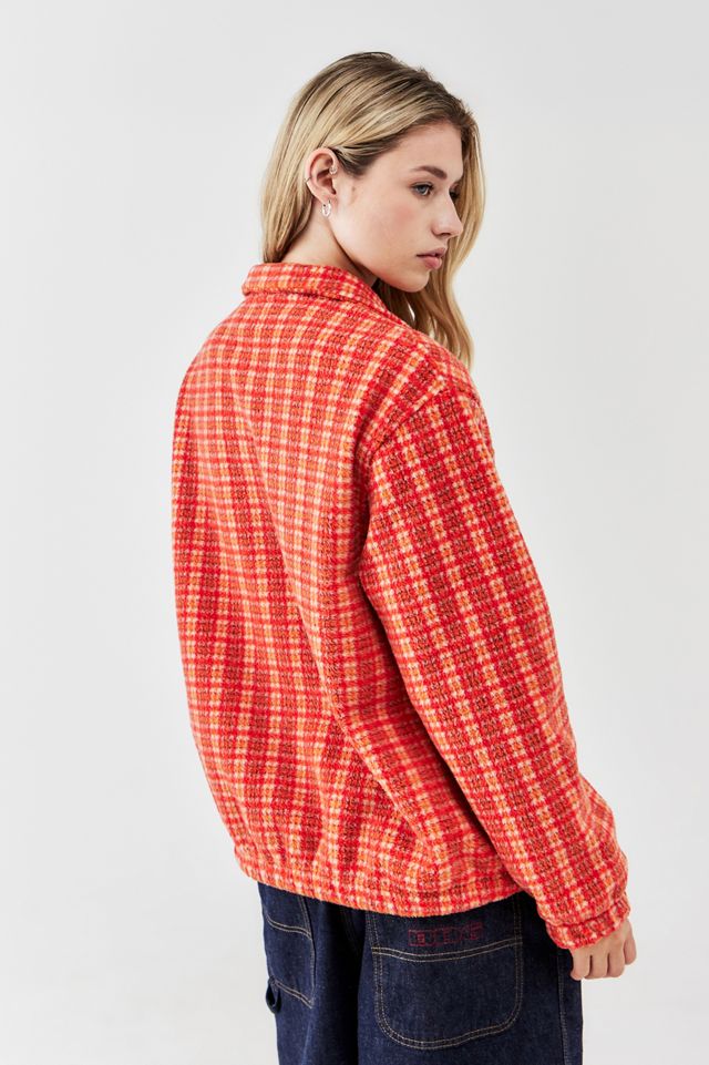 BDG Check Half-Zip Fleece #3
