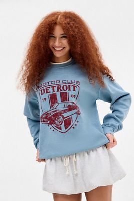 Sweat-shirt UO Detroit Motorclub