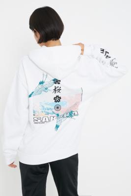 Urban outfitters shop white hoodie