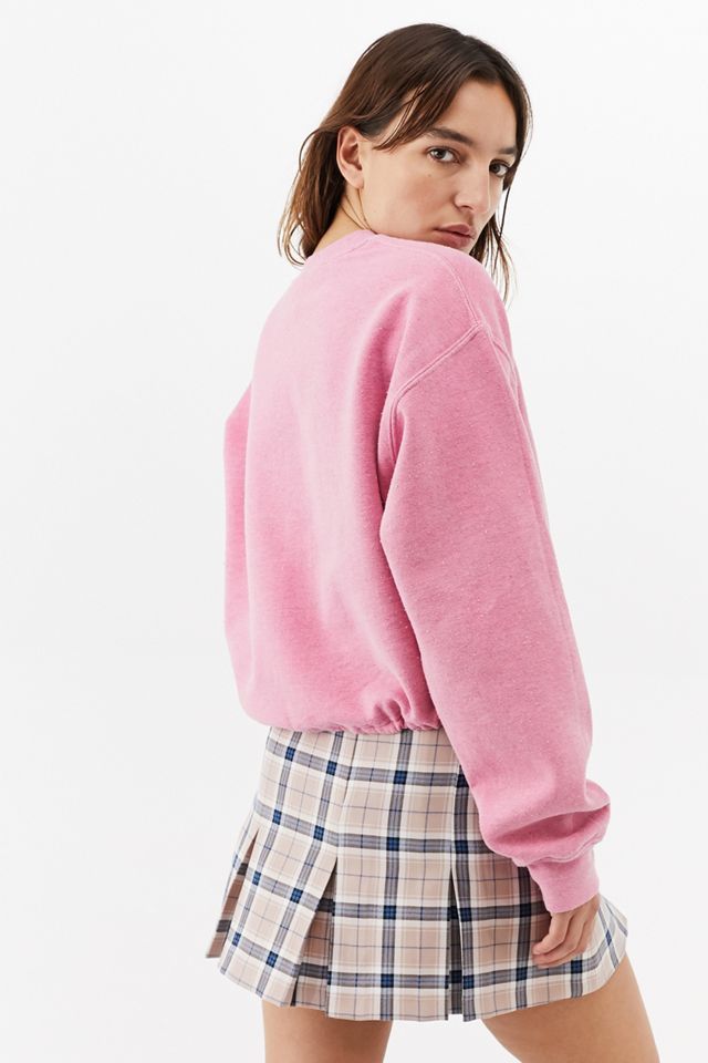 iets frans... Bubble Hem Crew Neck Candy Pink  Sweatshirt #3