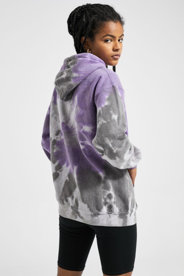 Iets frans purple discount tie dye sweatshirt