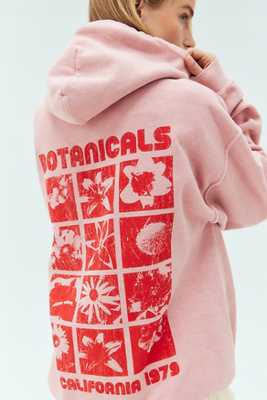 UO Botanical Stamp Hoodie | Urban Outfitters UK