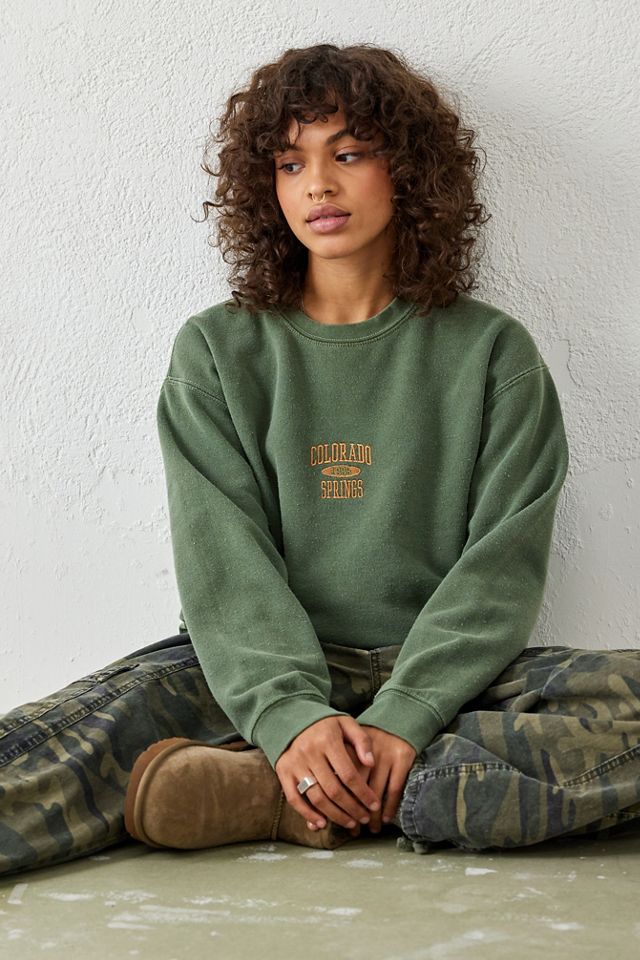 UO - Sweatshirt Colorado Springs vert #1