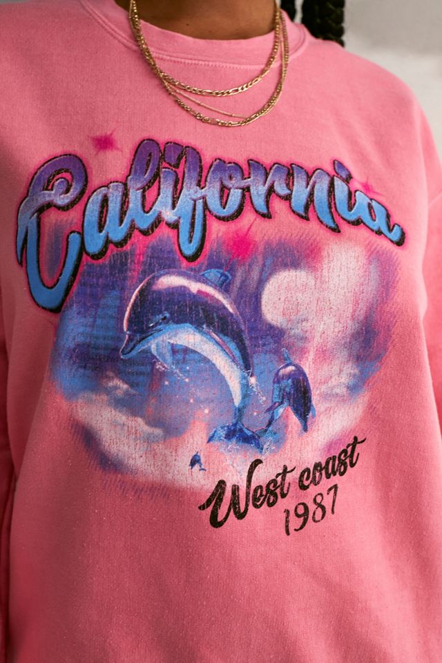 UO California Dolphins Sweatshirt | Urban Outfitters UK