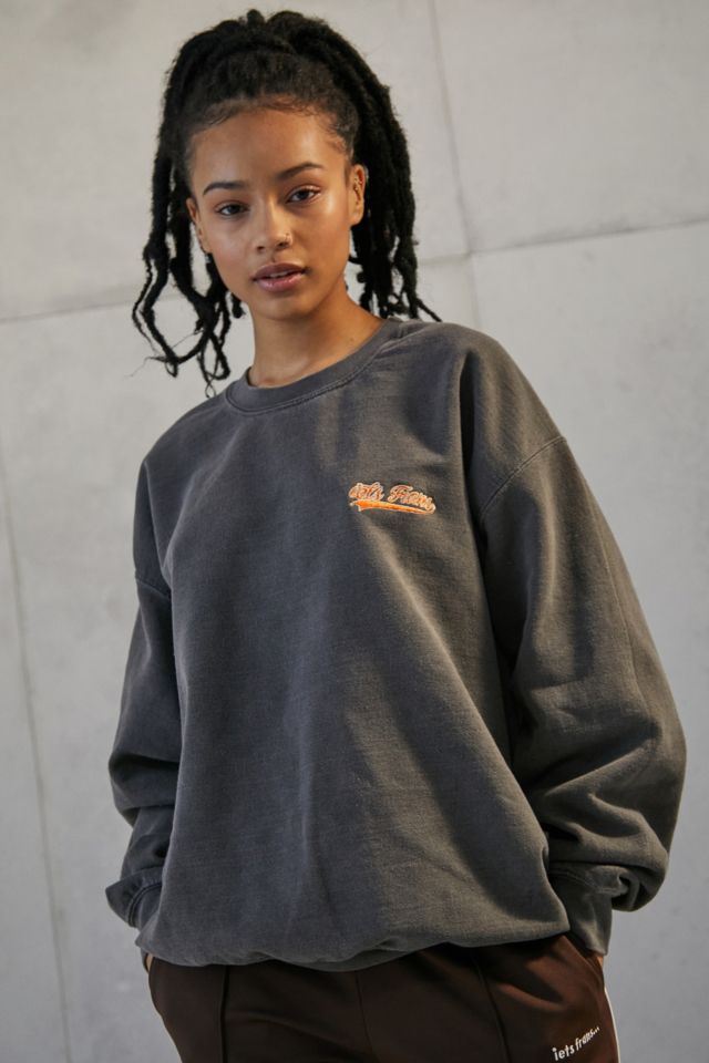 iets frans... Charcoal Script Logo Sweatshirt | Urban Outfitters UK