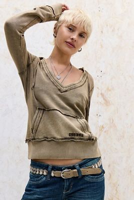 BDG Babydoll Long Sleeve Hoodie