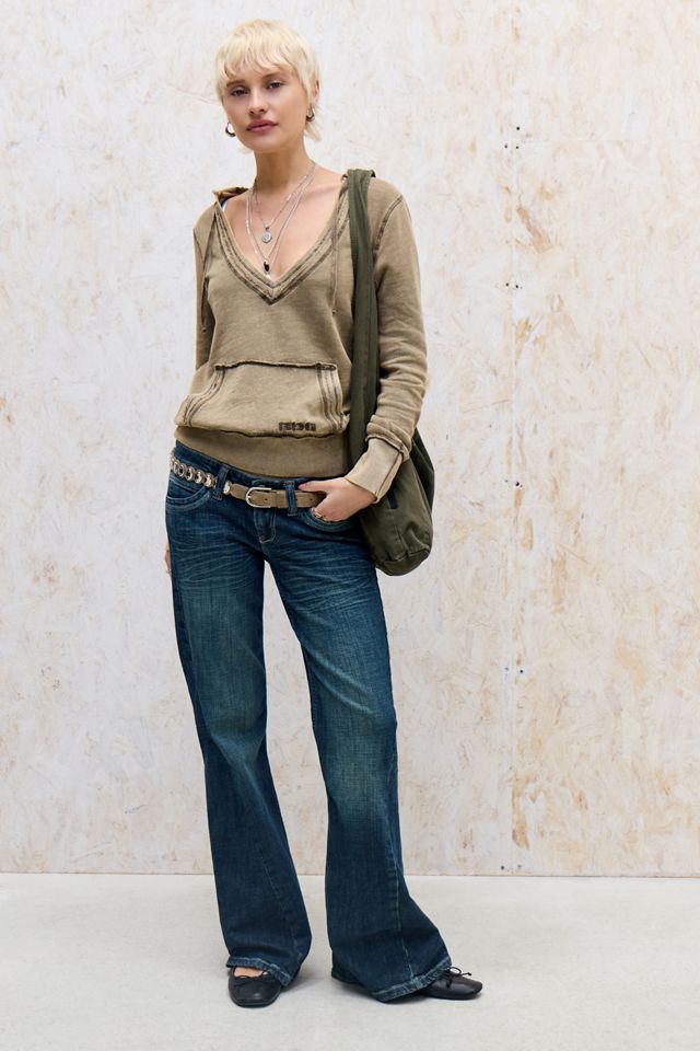 BDG Babydoll Long Sleeve Hoodie #1