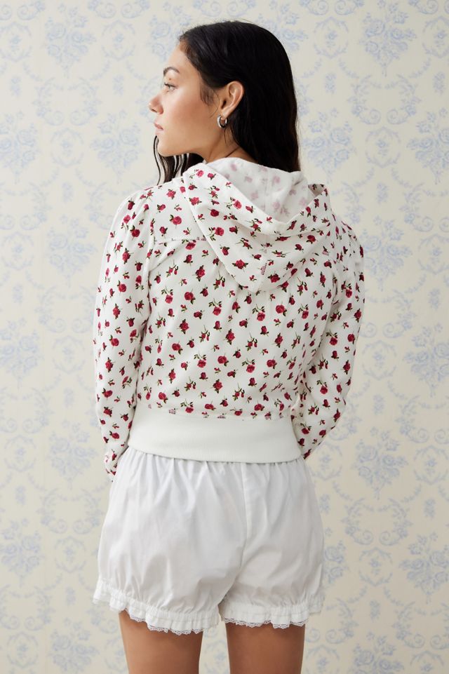 Kimchi Blue Albie Cropped Zip-Up Hoodie #3