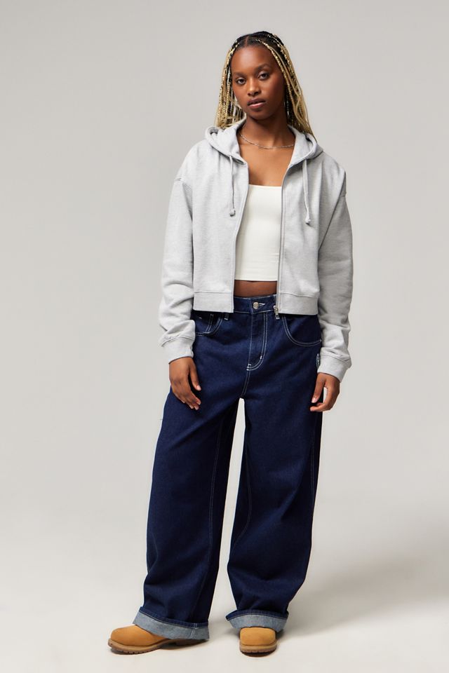 iets frans... Shrunken Zip-Through Hoodie #2