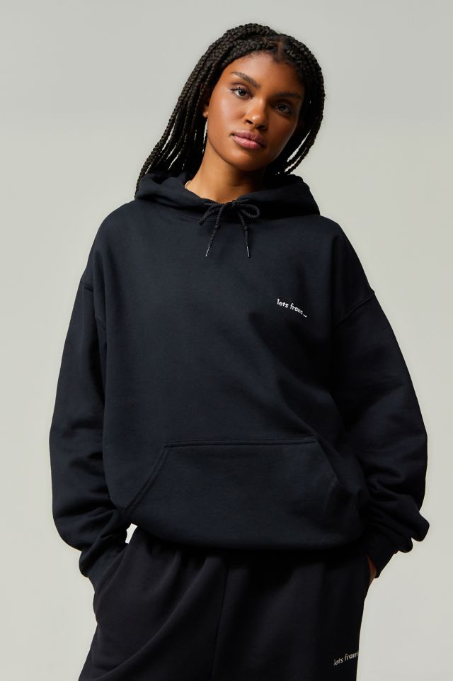 iets frans... Black Hoodie | Urban Outfitters UK