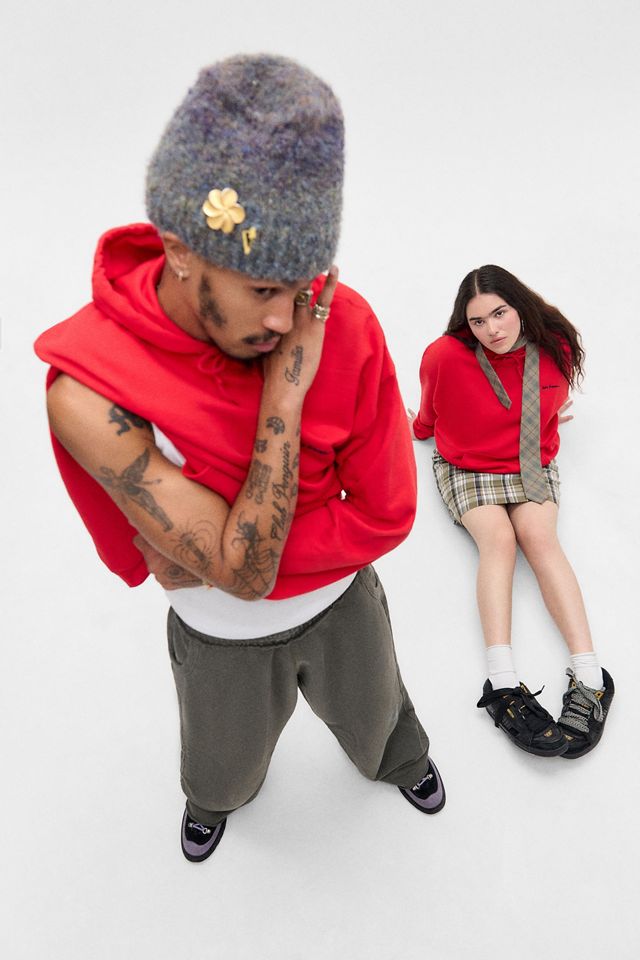 iets frans... Red Unwashed Hoodie #5
