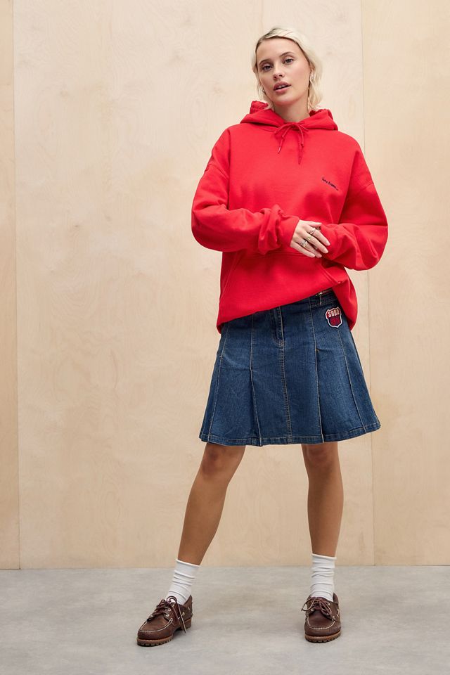 iets frans... Red Unwashed Hoodie #1