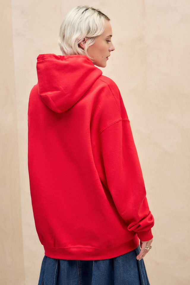 iets frans... Red Unwashed Hoodie #3
