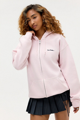 iets frans... Whisper Pink Zip-Through Hoodie Product Page