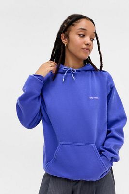 iets frans... Bold Blue Hoodie