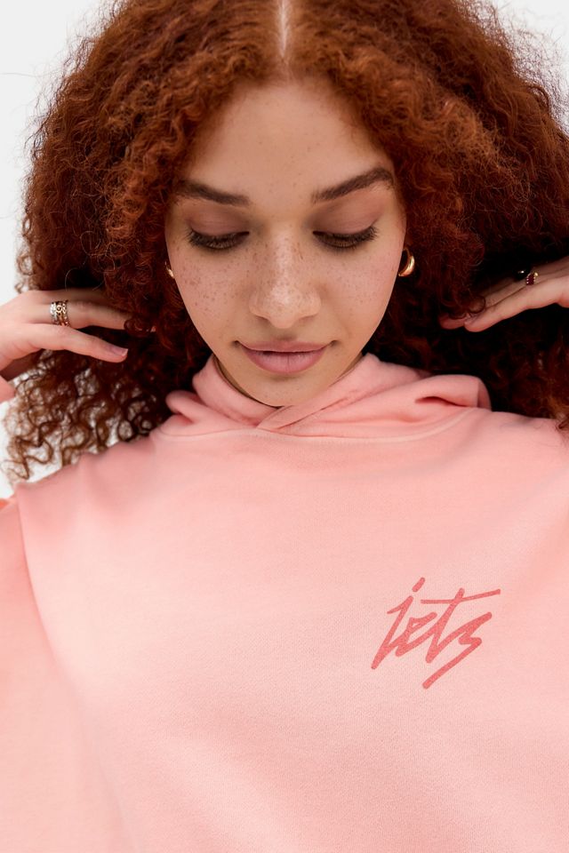iets frans... Kapuzenpullover mit Schriftzug-Logo #3