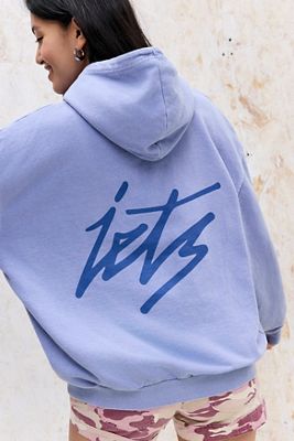 Felpa con Cappuccio iets frans... con Logo Script