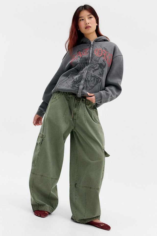 Sudadera con Capucha y Cremallera Completa con Gráfico Satori de UO #1