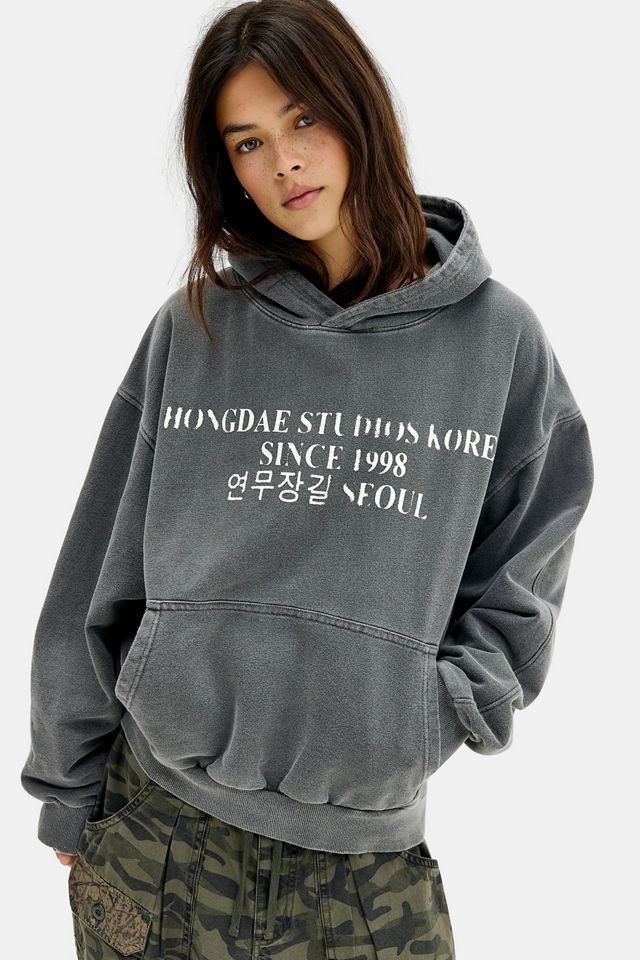 UO Hongdae Oversized Graphic Hoodie #2