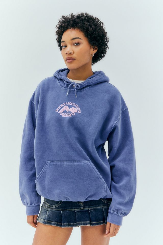 Sweat à capuche UO Blue Rocky Mountains #1