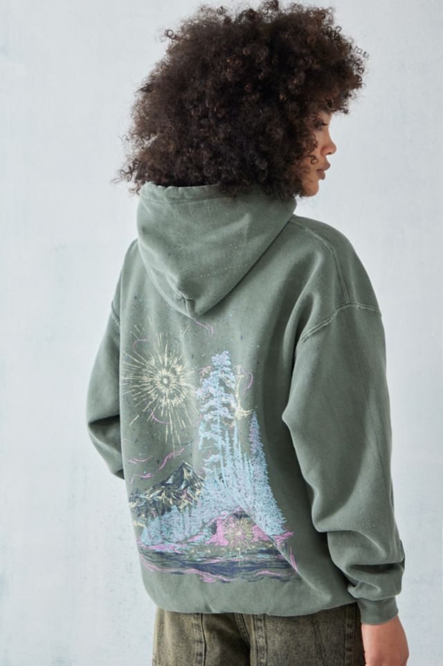 UO Starry Forest Hoodie Urban Outfitters UK