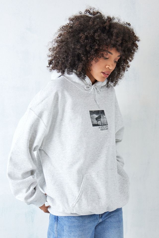 UO Ein Leben Weniger Gewöhnlich Grauer Kapuzenpullover #1