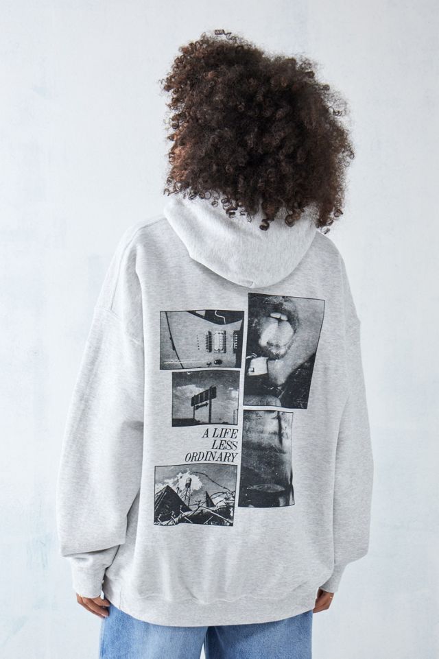 UO Ein Leben Weniger Gewöhnlich Grauer Kapuzenpullover #2