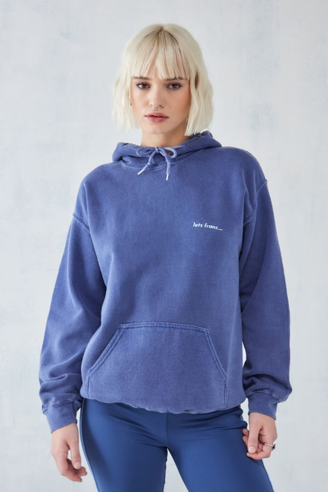 iets frans... Navy Hoodie | Urban Outfitters UK