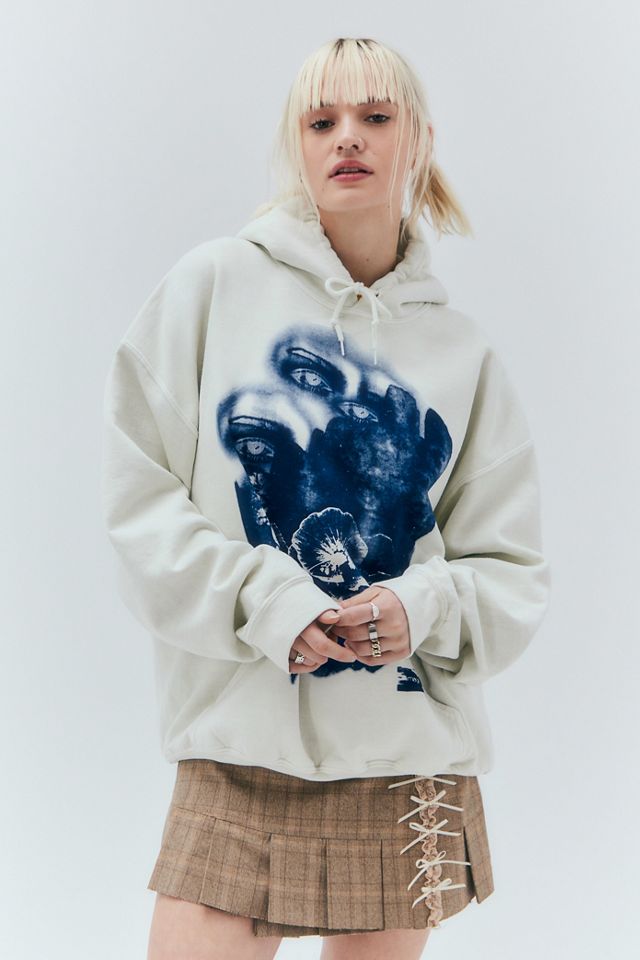 UO White Cyanotype Hoodie  #1