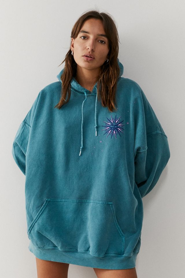 UO – Hoodiekleid im Oversized-Design mit Himmelskörper-Motiv #2