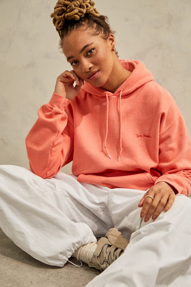 Urban outfitters orange on sale hoodie