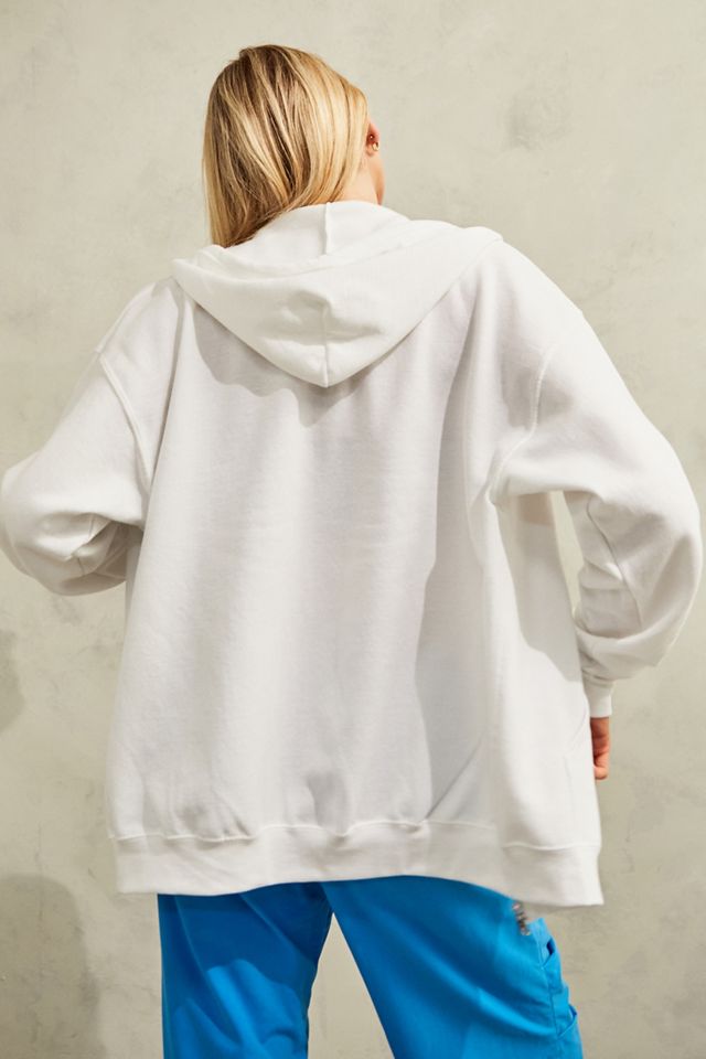 iets frans... Felpa con cappuccio bianca con zip #2