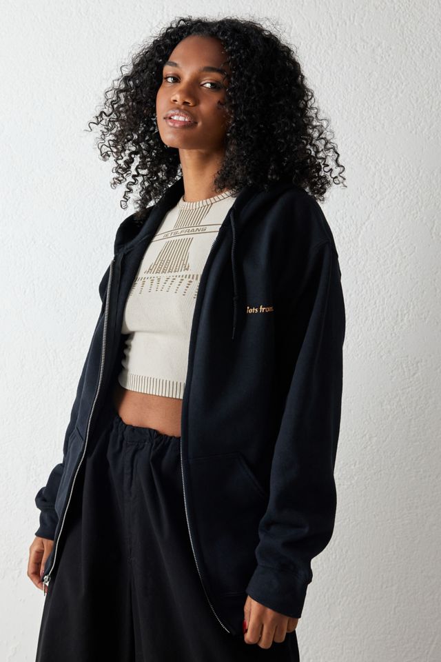 Black zip up clearance hoodie