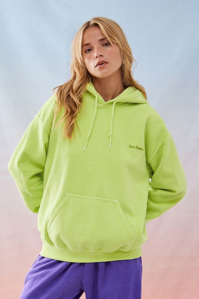 iets frans... Lime Green Hoodie Urban Outfitters UK