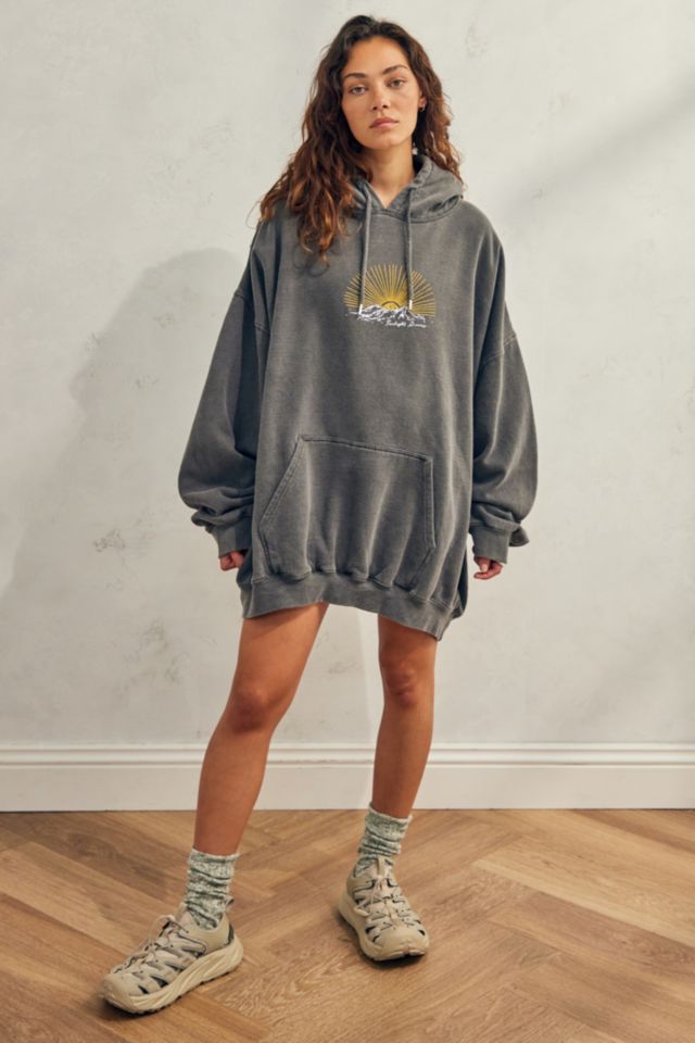 UO Washed Sunrise Hoodie Dress | Urban Outfitters UK