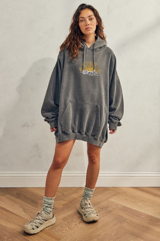 UO Washed Sunrise Hoodie Dress