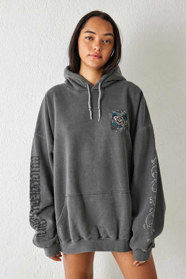 Urban outfitters grey on sale hoodie