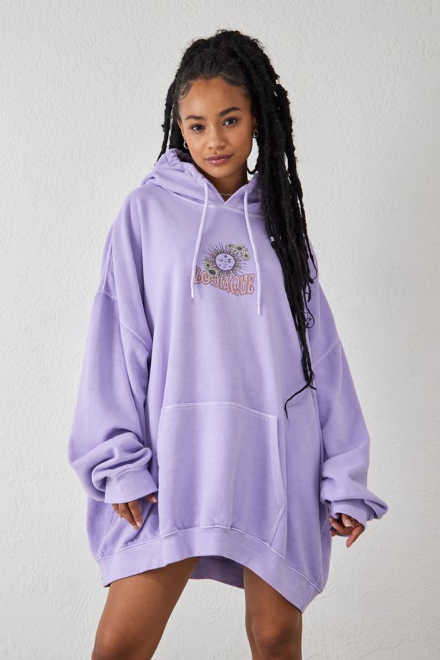 UO Lilac Zodiaque Hoodie Dress