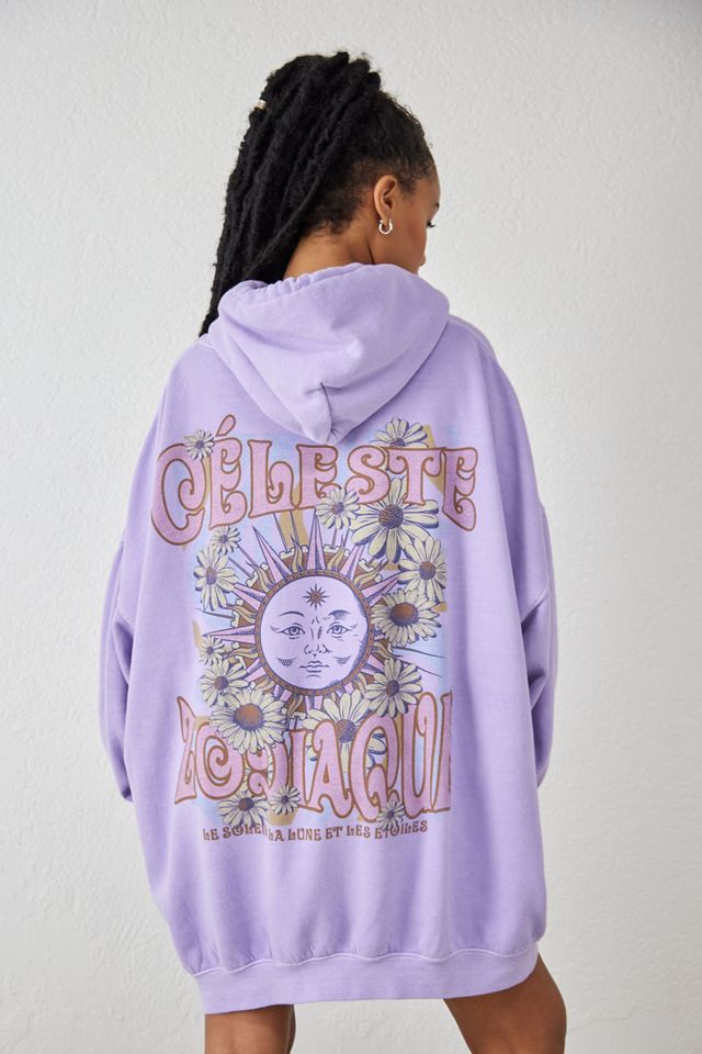 UO Lilac Zodiaque Hoodie Dress #2
